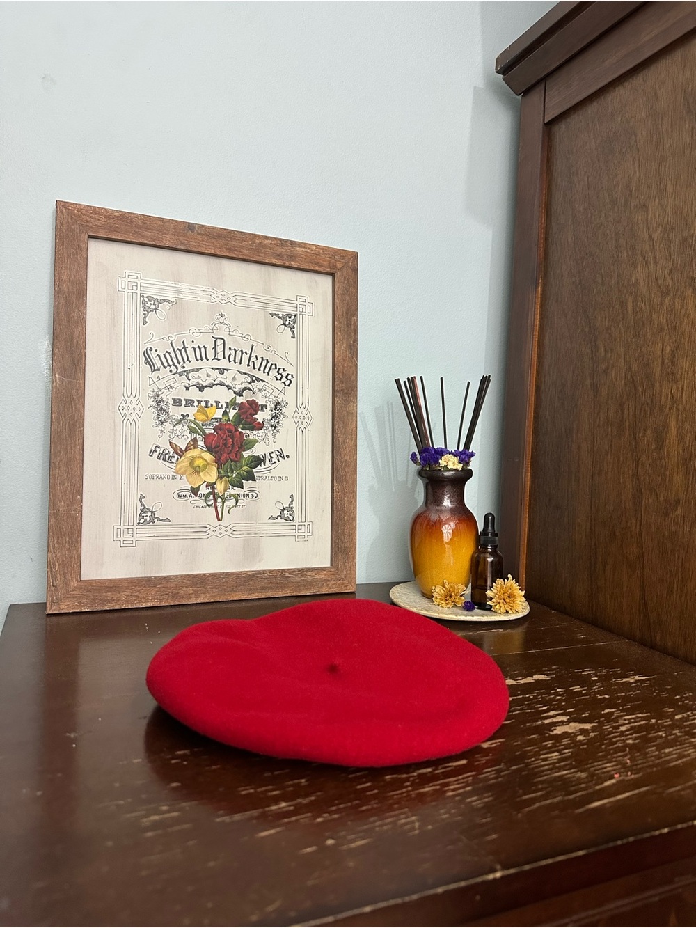Classic Red Wool Beret